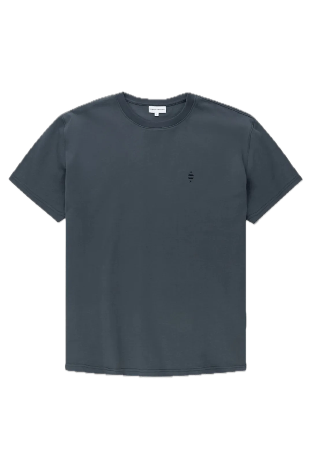 Panos Emporio PE ELEMENT TEE ORGANIC COTTON Asphalt