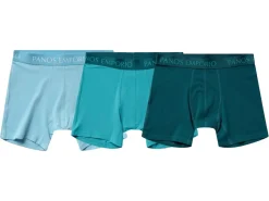 Panos Emporio 3pk Base Bamboo Boxer Water/lake Blue/lagoon