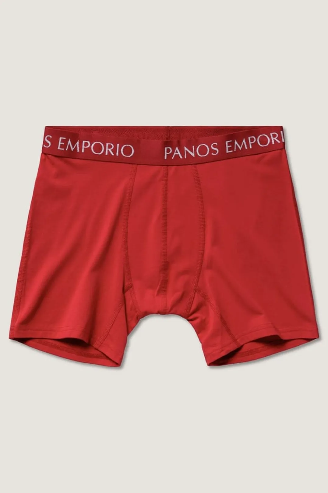 Panos Emporio 3pk Base Bamboo Boxer Navy/lipstick Red/water