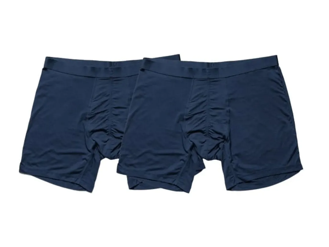 Panos Emporio 2pk Lyocell Pouch Boxer Navy