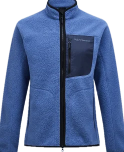 Peak Performance Men's Naturerush Pile Zip Jacket Summit Sky/blue Shadow/