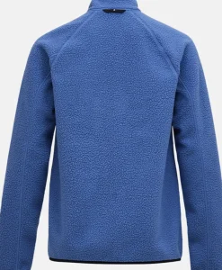 Peak Performance Men's Naturerush Pile Zip Jacket Summit Sky/blue Shadow/