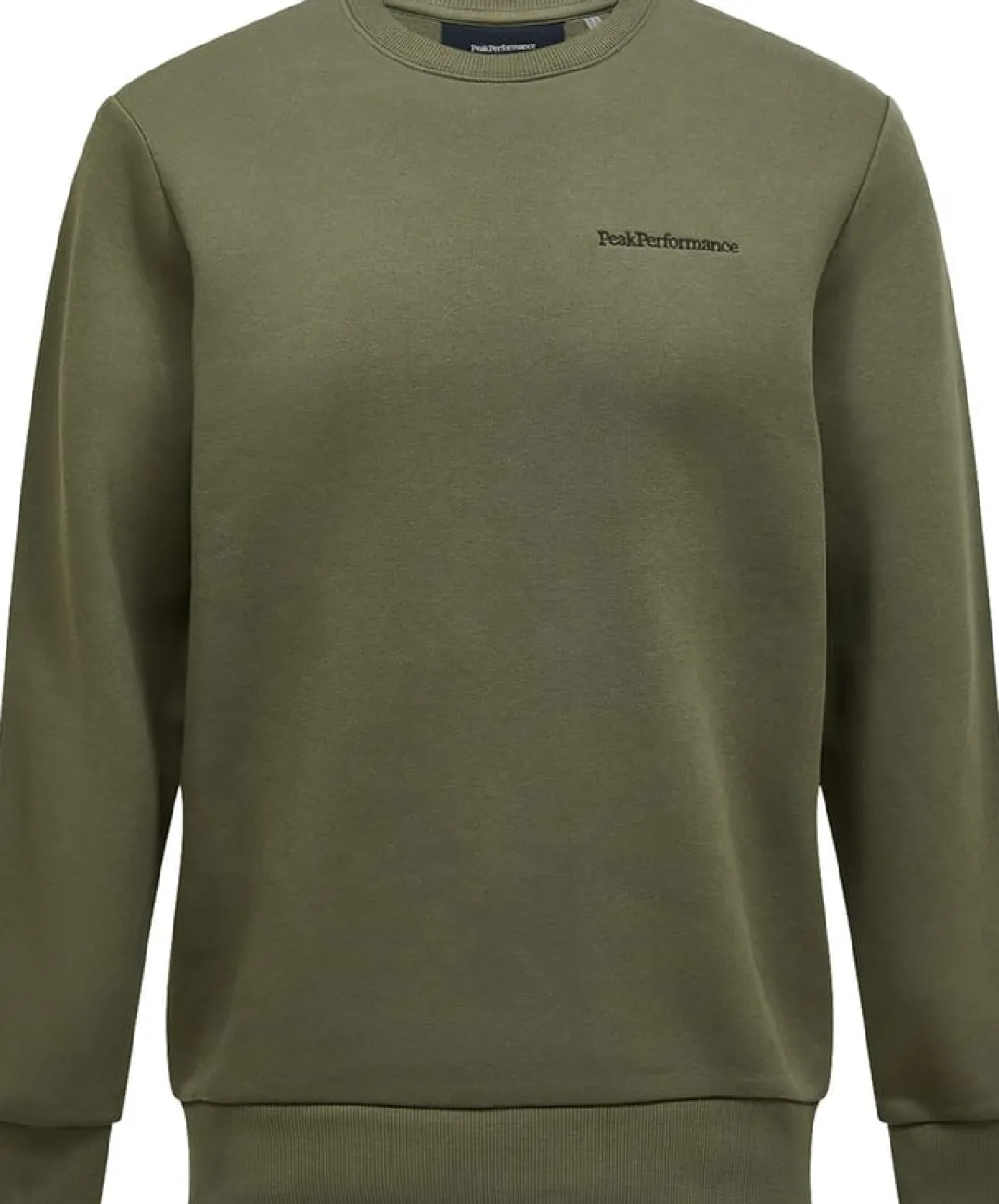 Peak Performance Men's Original Small Logo Crew Pine Needle