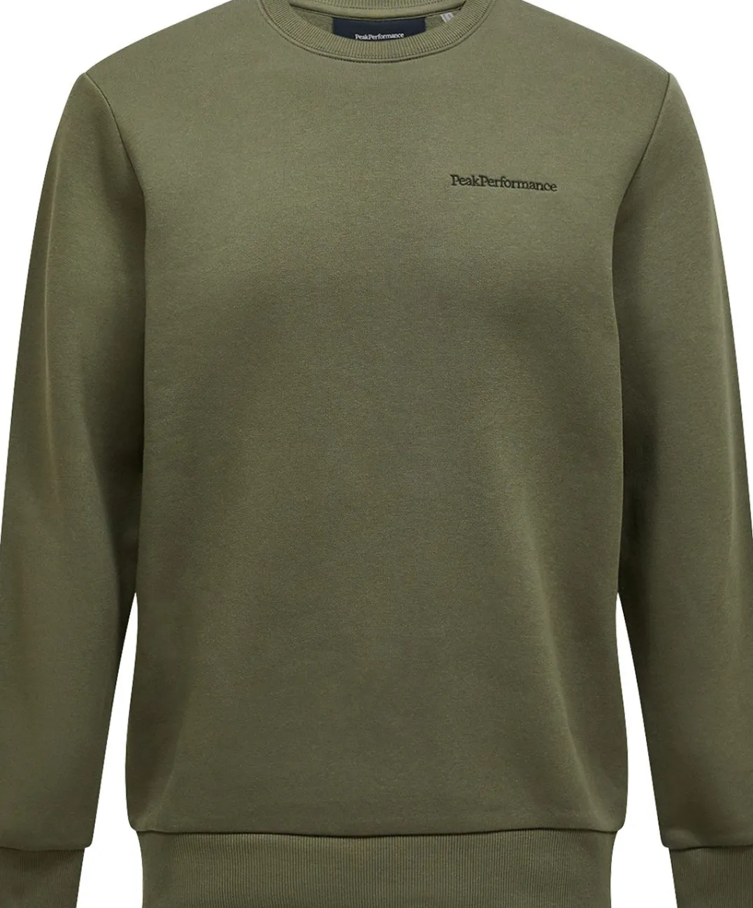 Peak Performance Men's Original Small Logo Crew Pine Needle