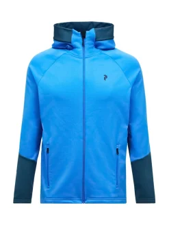Peak Performance Men's Rider Essentials Zip Hood Azure Ascent/mountain Lake