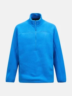 Peak Performance M Fleece Half Zip Azure Ascent