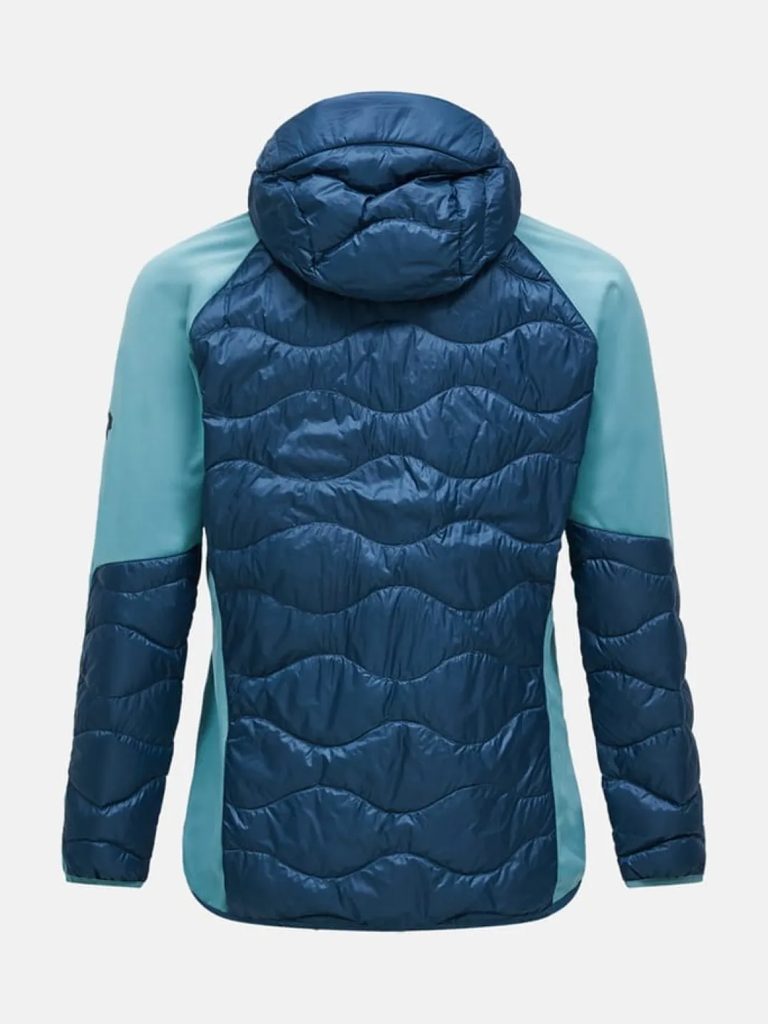 Peak Performance M Helium Down Hybrid Hood Mountain Lake/Deluded Vision