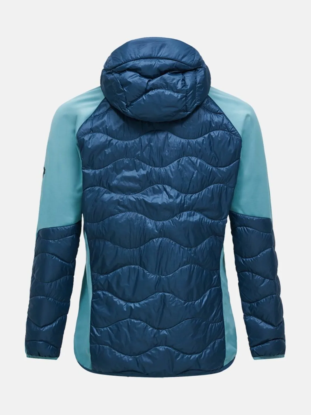 Peak Performance M Helium Down Hybrid Hood Mountain Lake/Deluded Vision