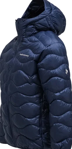 Peak Performance M Helium Down Hood Jacket Blue Shadow