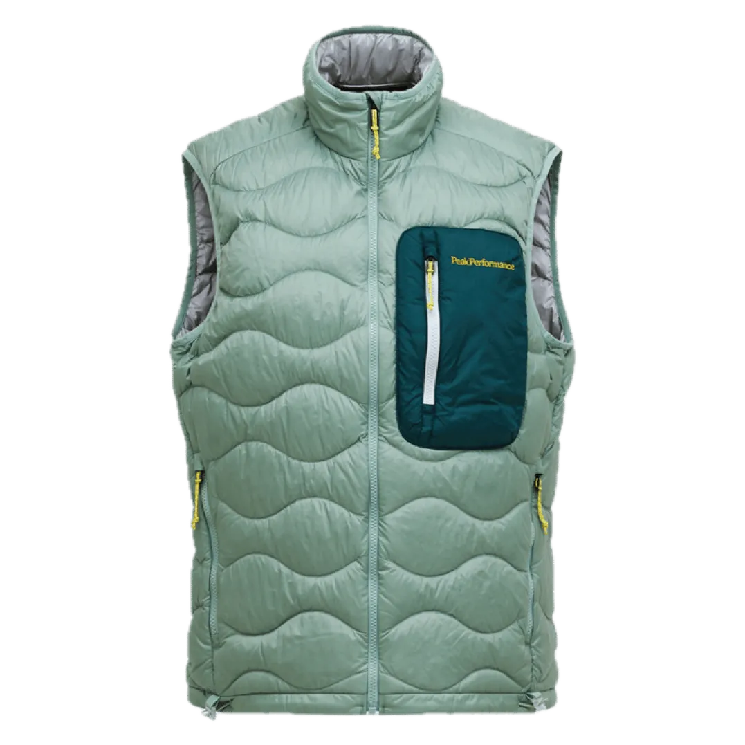 Peak Performance M Helium Utility Down Vest Green Valley