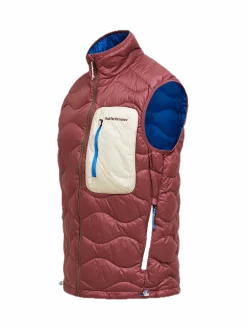 Peak Performance M Helium Utility Down Vest Wild Rouge