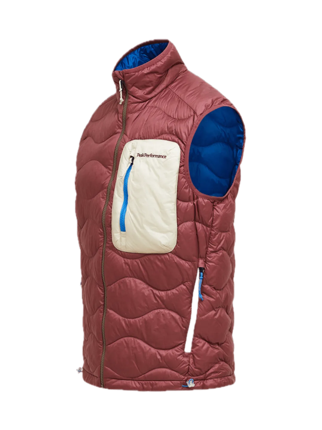 Peak Performance M Helium Utility Down Vest Wild Rouge