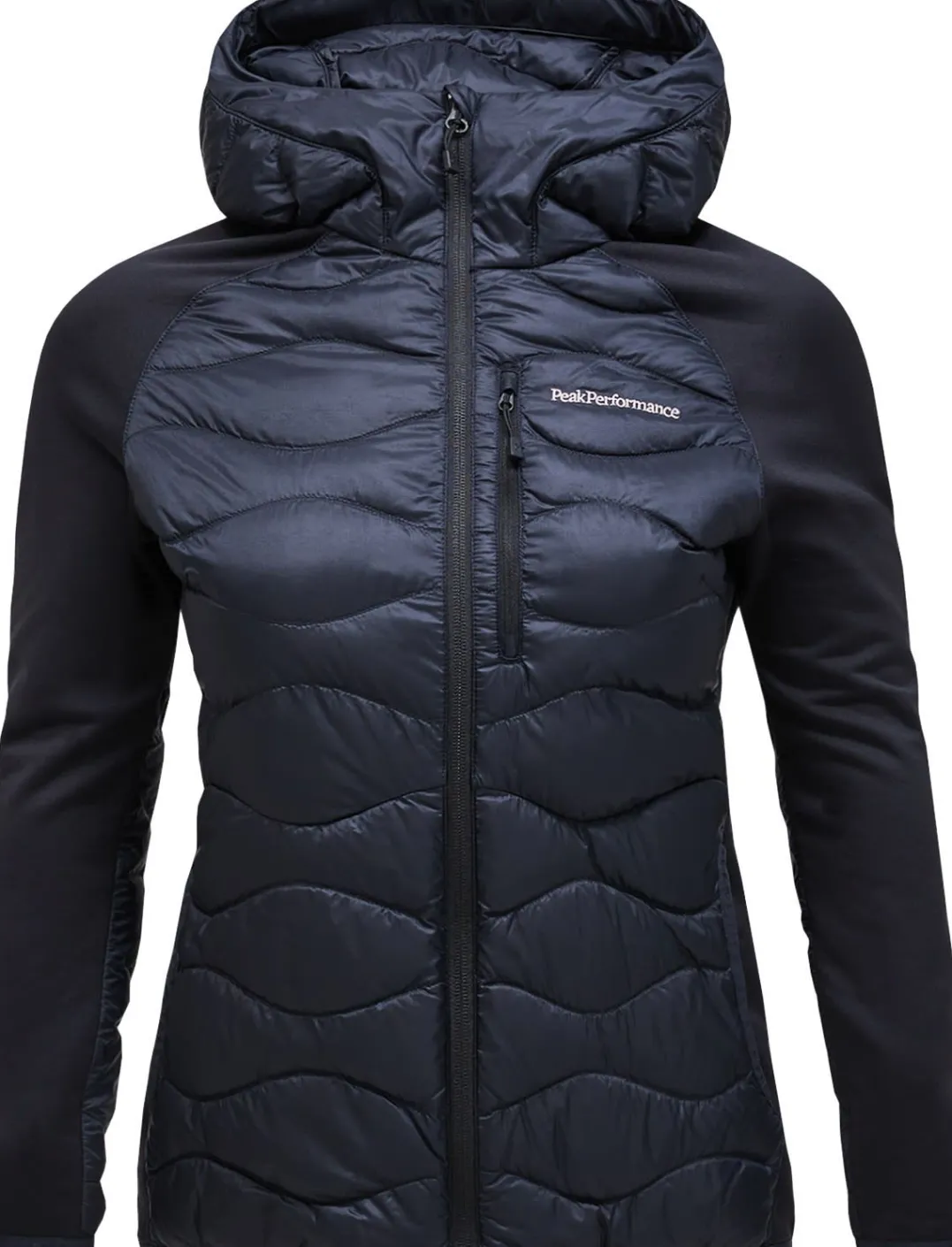 Peak Performance W Helium Down Hybrid Hood Black