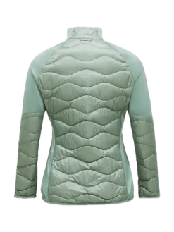 Peak Performance W Helium Down Hybrid Jacket Green Valley