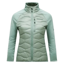 Peak Performance W Helium Down Hybrid Jacket Green Valley