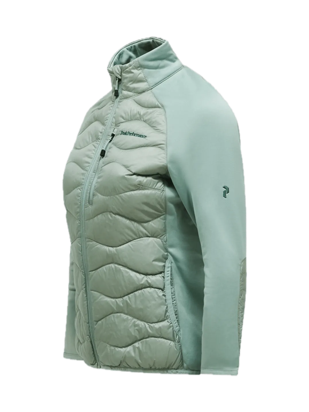 Peak Performance W Helium Down Hybrid Jacket Green Valley