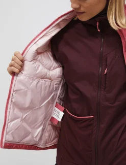Peak Performance W Helium Utility Down Vest Mountain Blush/porto/