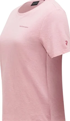 Peak Performance Women's Explore Logo Tee Warm Blush
