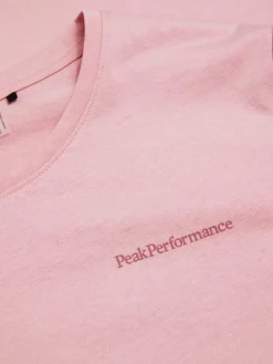 Peak Performance Women's Explore Logo Tee Warm Blush