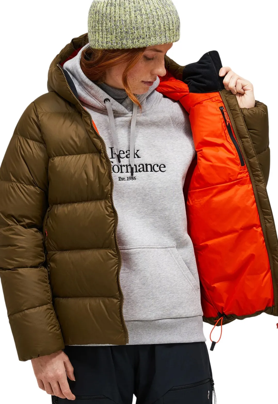 Peak Performance Women's Frost Down Puffer Meadow Moss