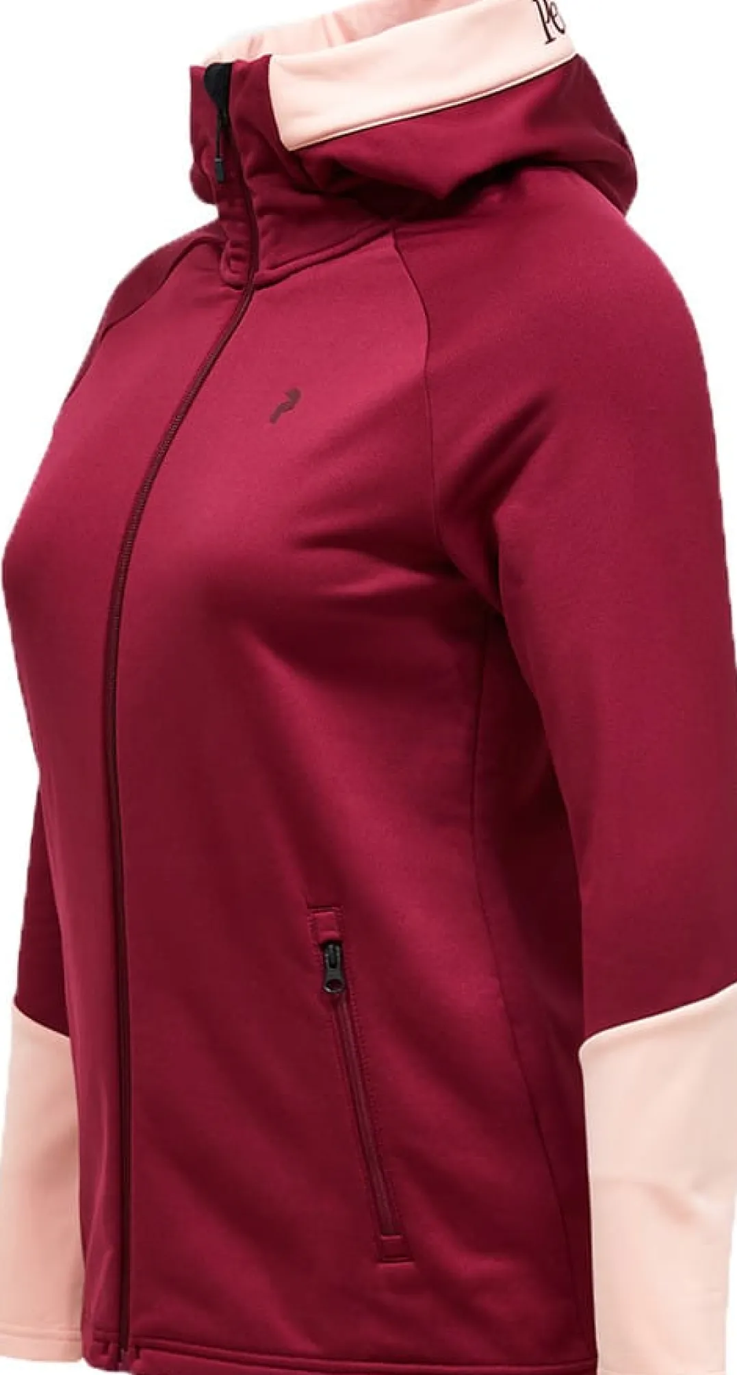 Peak Performance Women's Rider Essentials Zip Hood Vertical Zenith/peach Fuzz