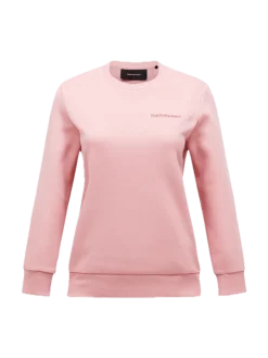 Peak Performance W Original Small Logo Cre Warm Blush