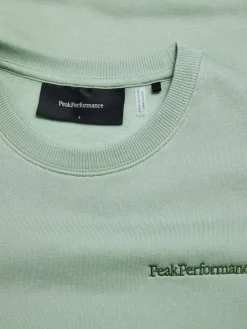 Peak Performance W Original Small Logo Cre Green Valley