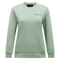 Peak Performance W Original Small Logo Cre Green Valley