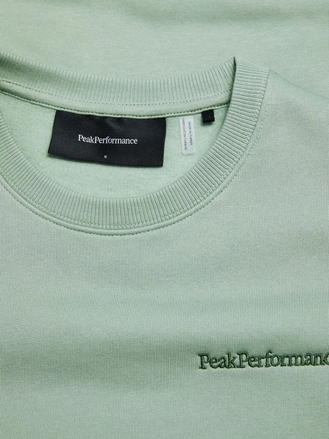 Peak Performance W Original Small Logo Cre Green Valley