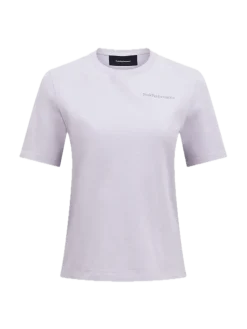 Peak Performance W Original Small Logo Tee Misty Lavender