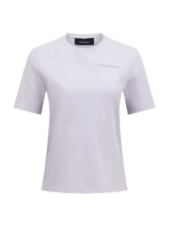 Peak Performance W Original Small Logo Tee Misty Lavender