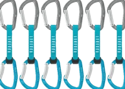 Petzl 6xDJINN AXESS 12cm Kortslynge Turquoise