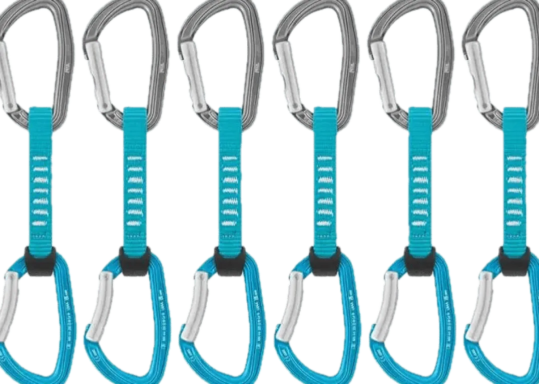 Petzl 6xDJINN AXESS 12cm Kortslynge Turquoise
