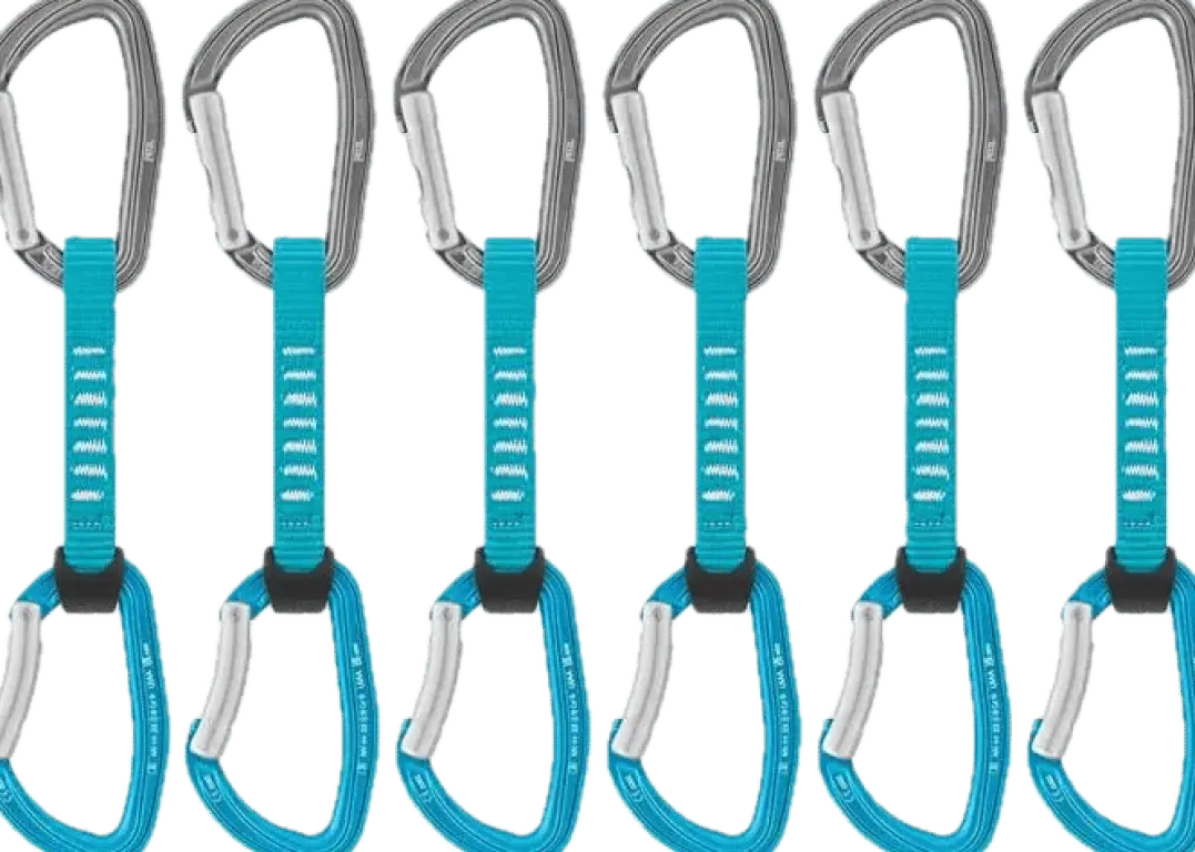 Petzl 6xDJINN AXESS 12cm Kortslynge Turquoise