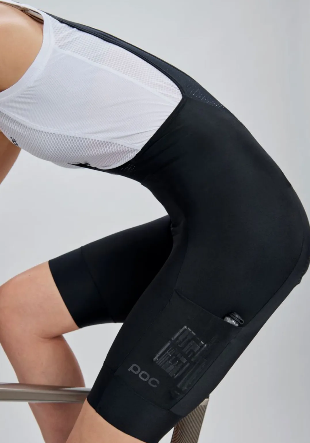 POC W'S Cadence Cargo Bib Shorts Uranium Black