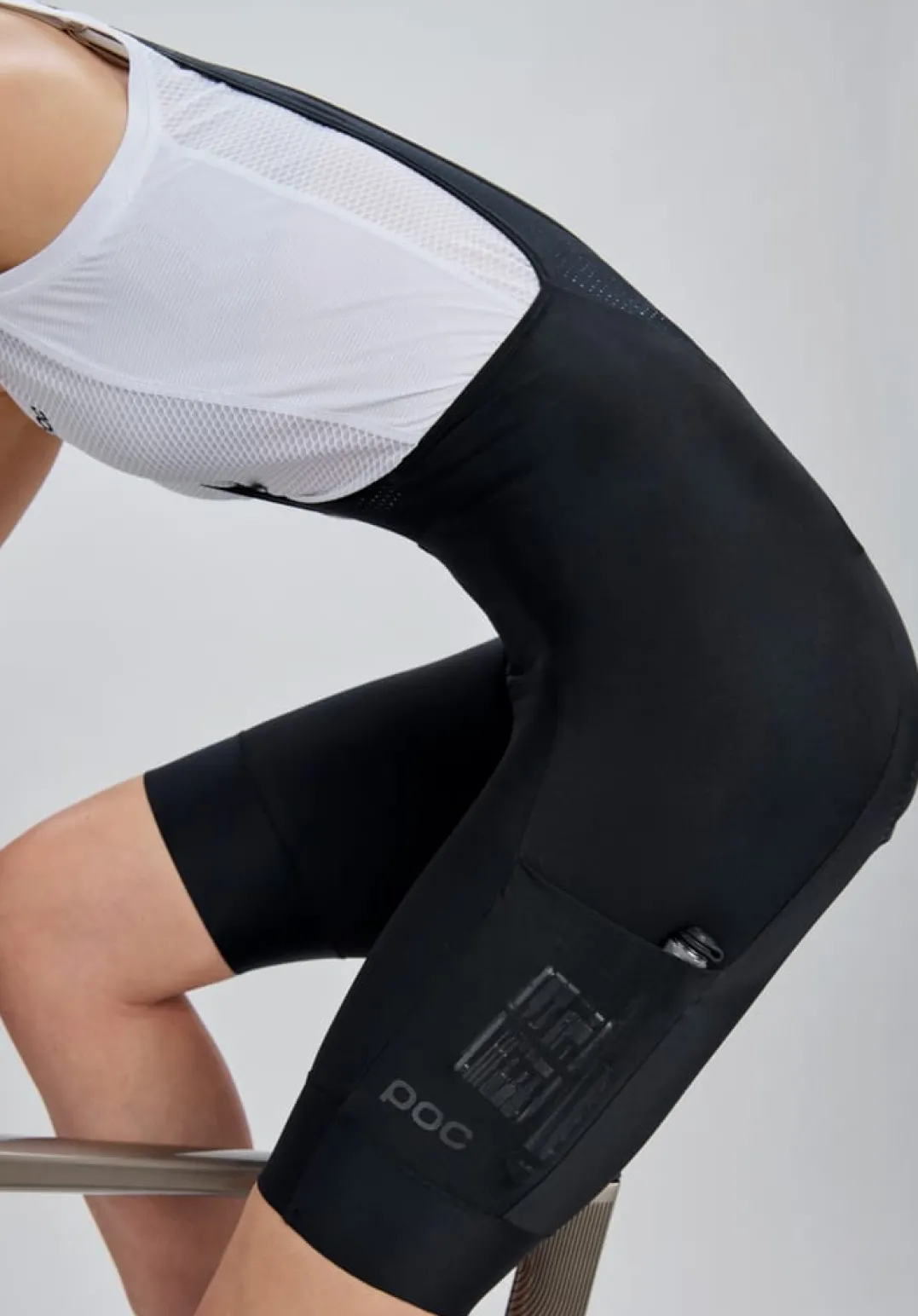 POC W'S Cadence Cargo Bib Shorts Uranium Black