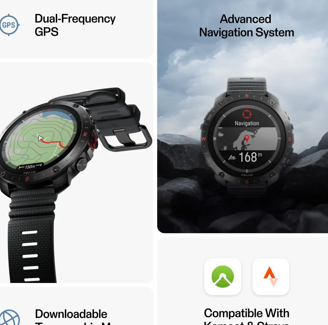 Polar Grit X2 Pro Black