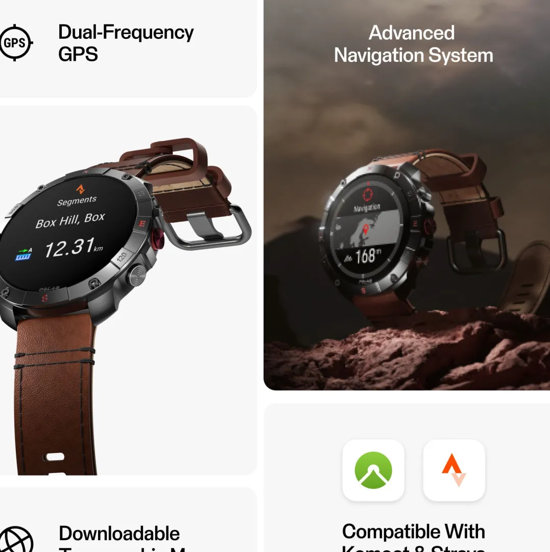 Polar Grit X2 Pro Titan Bronze