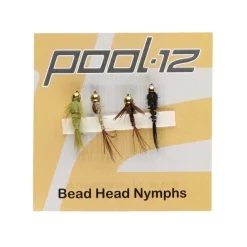 Pool 12 Bead Head Nymphs 4-Pack