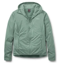 Rab Ascendor Summit Hoody Wmns Dark Fig Green