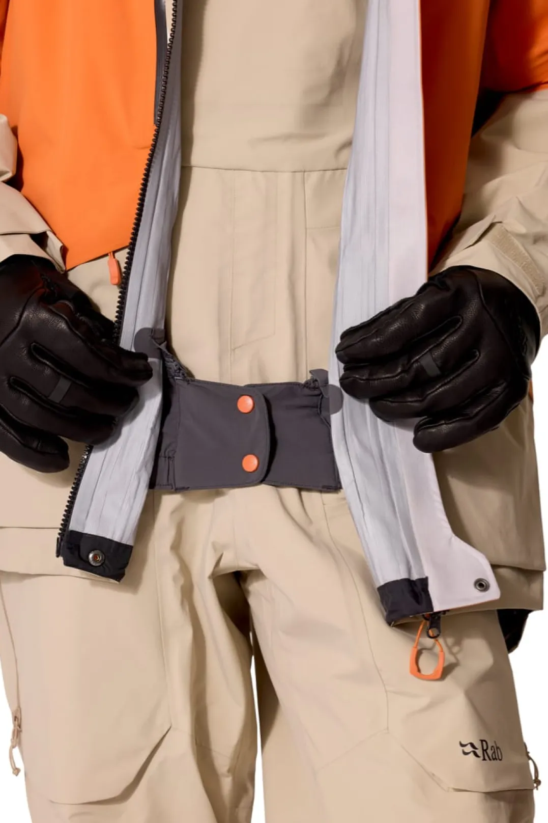 Rab Bigline Jacket Wmns Dark Melba/dark Pebble