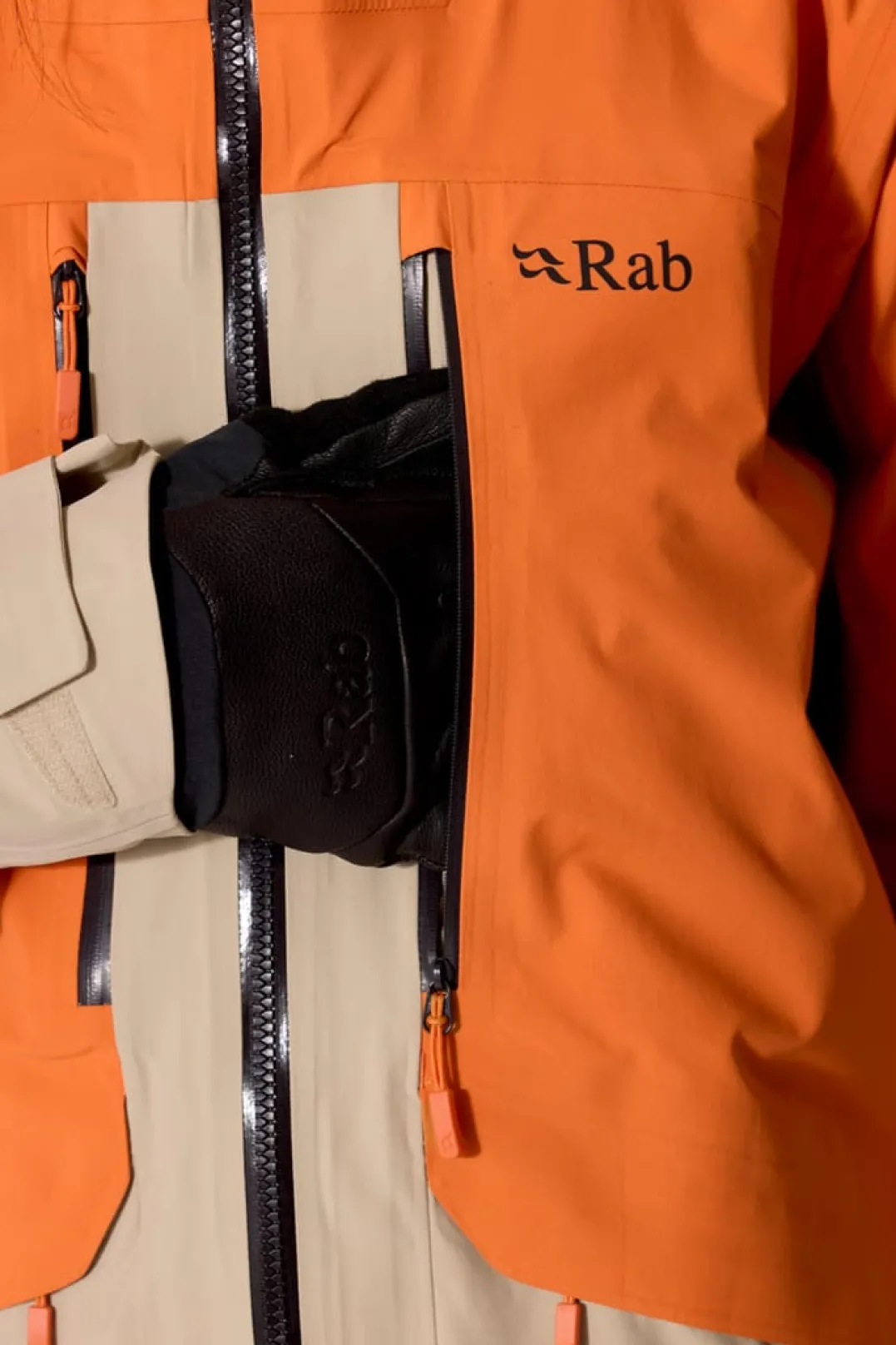 Rab Bigline Jacket Wmns Dark Melba/dark Pebble