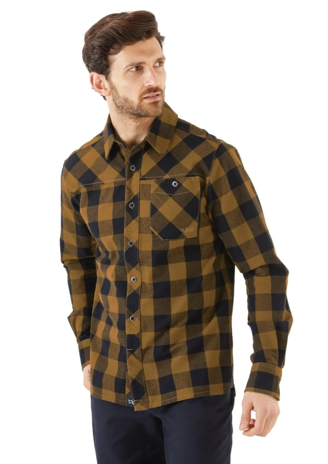 Rab Boundary Shirt Caramel Check