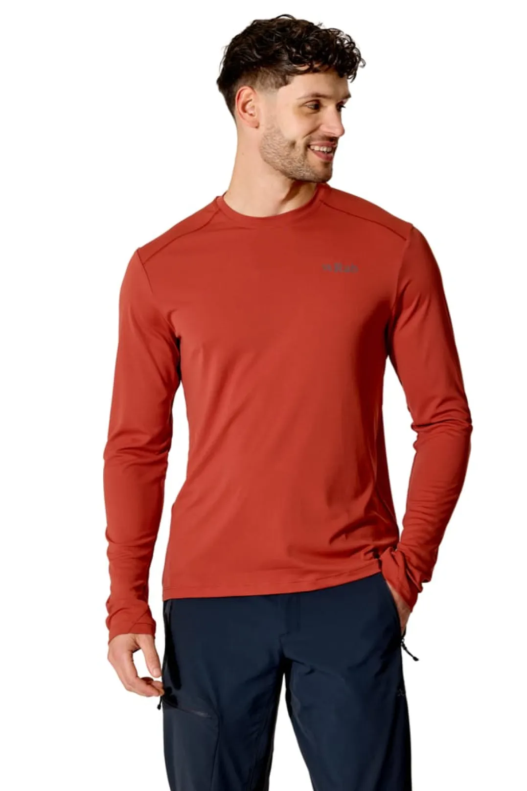 Rab Force Ls Tee Tuscan Red