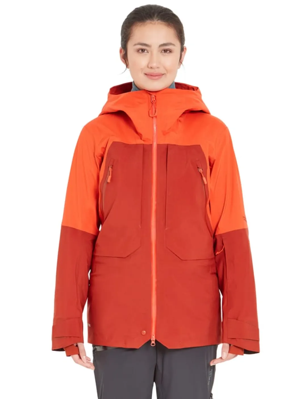 Rab Khroma Converge Jacket Wmns Red Grapefruit/Tuscan Red