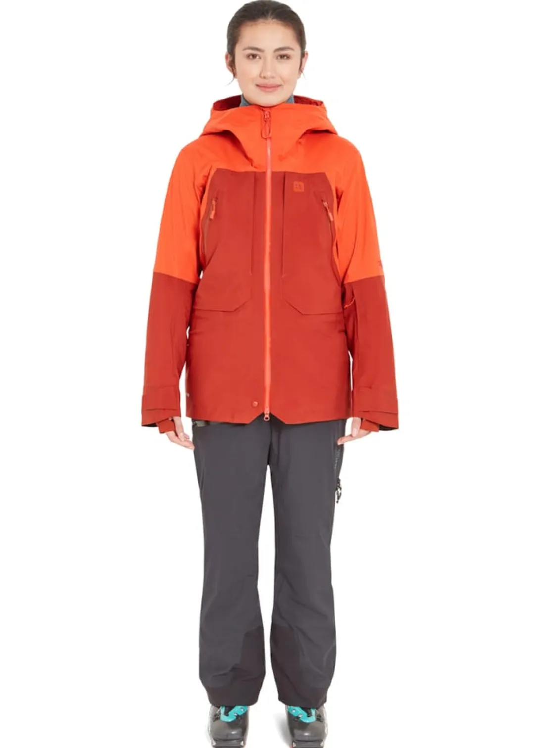 Rab Khroma Converge Jacket Wmns Red Grapefruit/Tuscan Red