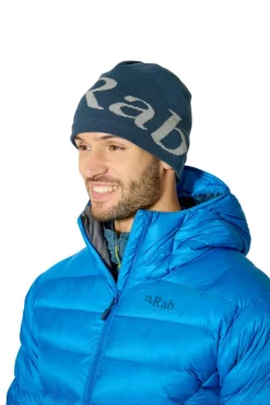 Rab Logo Beanie Tempest Blue/light Zinc