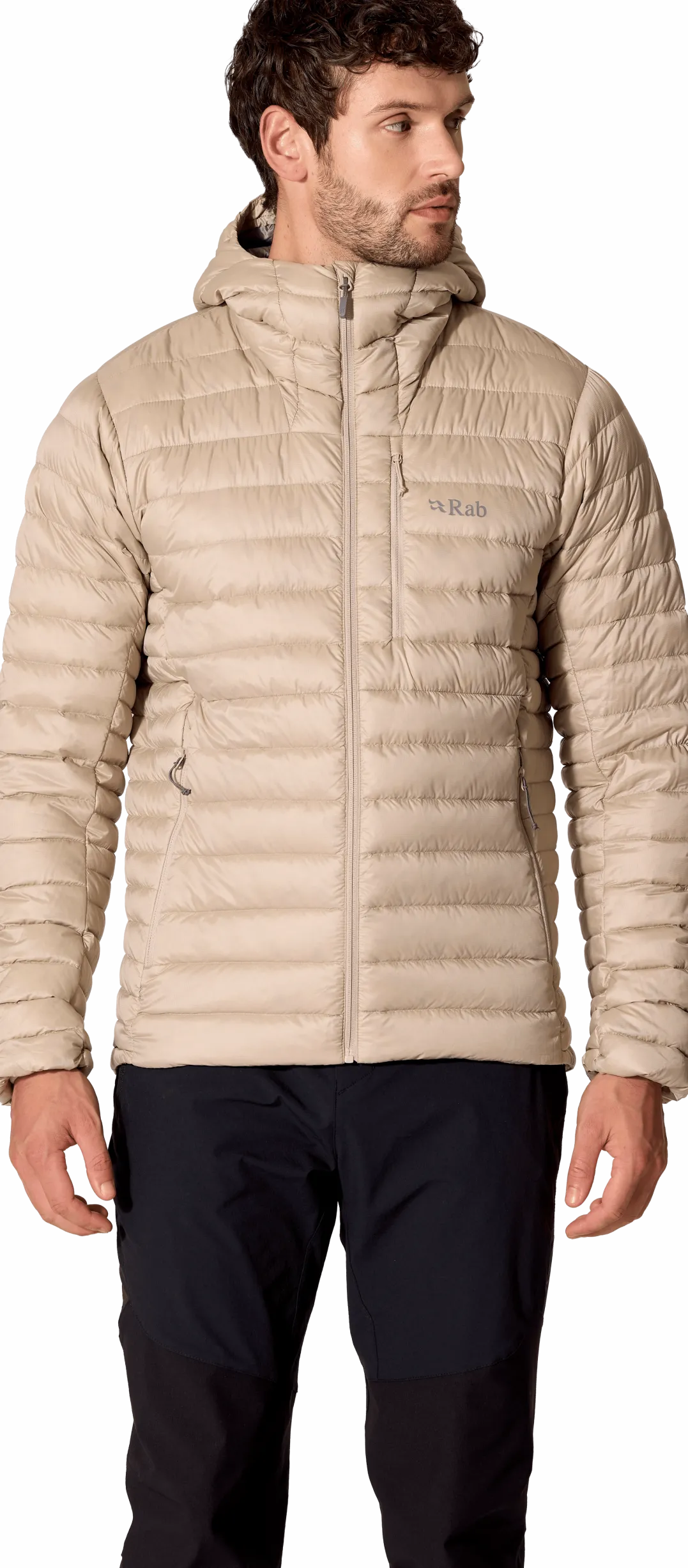 Rab Men's Microlight Alpine Down Jacket Dark Pebble