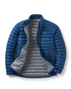 Rab Men's Microlight Down Jacket Tempest Blue