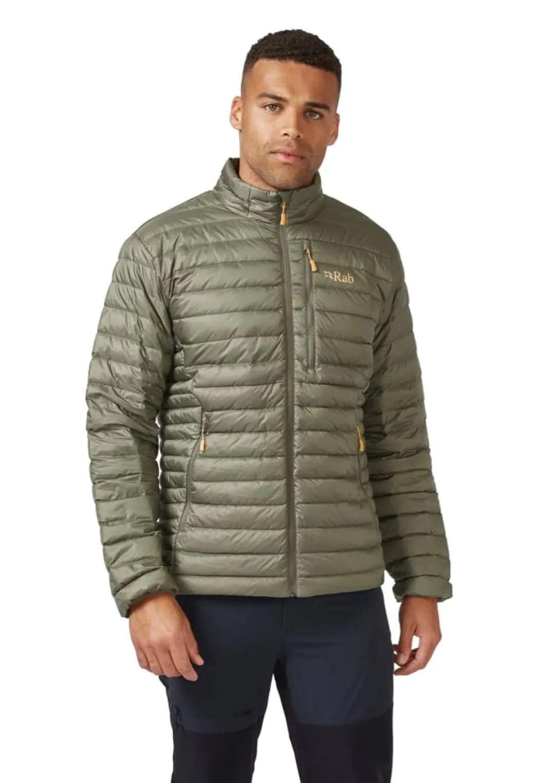 Rab Men's Microlight Down Jacket Light Khaki